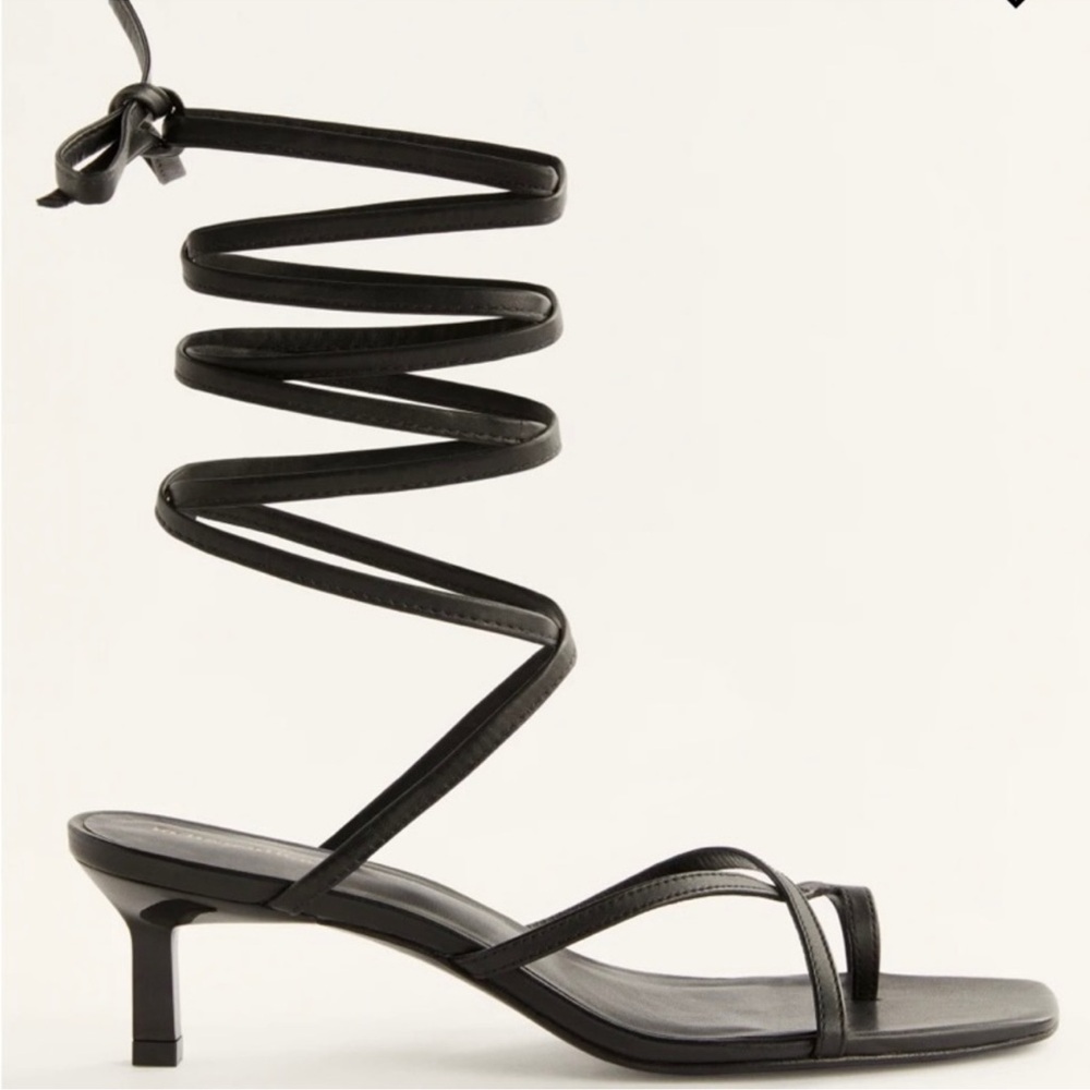 Reformation Sammie lace up sandals